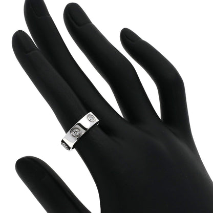 CARTIER カルティエ ラブリング フルダイヤモンド #50 リング・指輪 K18WG レディース 中古