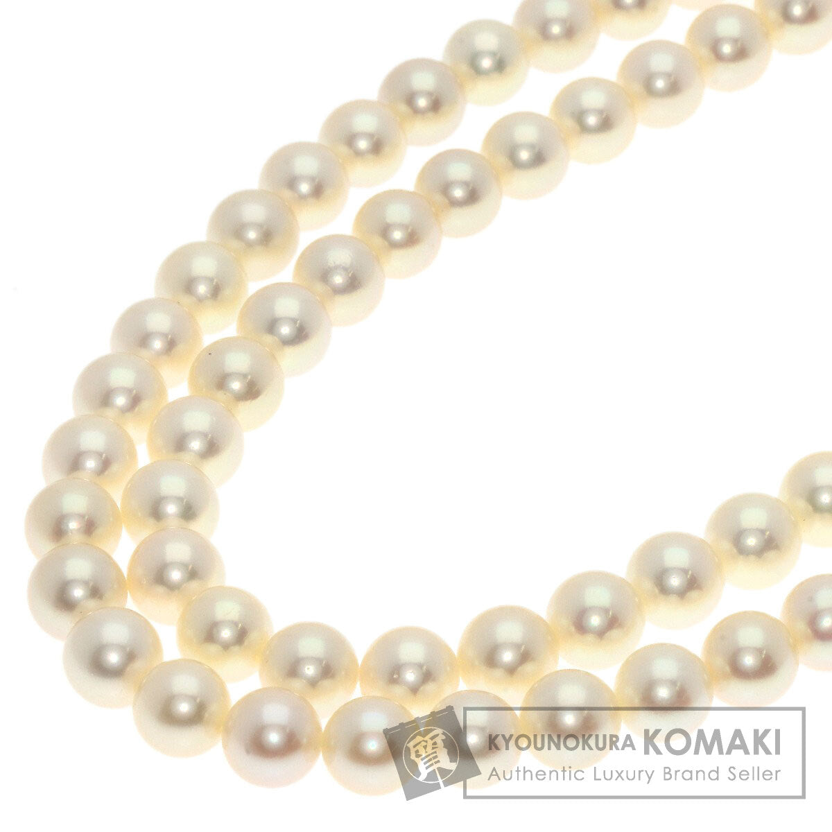 ミキモト パール 真珠 2連 ネックレス 中古 商品画像1