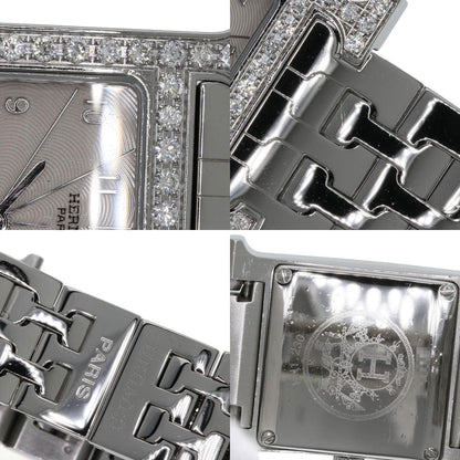エルメス HH1.230 Hウォッチ ベゼルダイヤモンド 腕時計 中古 商品画像19