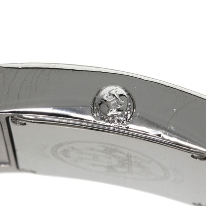 HERMES エルメス HH1.230 Hウォッチ ベゼルダイヤモンド 腕時計 SS レディース 中古
