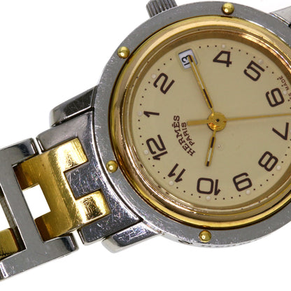HERMES エルメス CL3.240 クリッパー 腕時計 SS レディース 中古