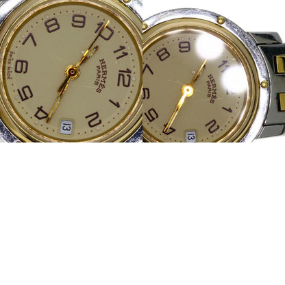 HERMES エルメス CL3.240 クリッパー 腕時計 SS レディース 中古