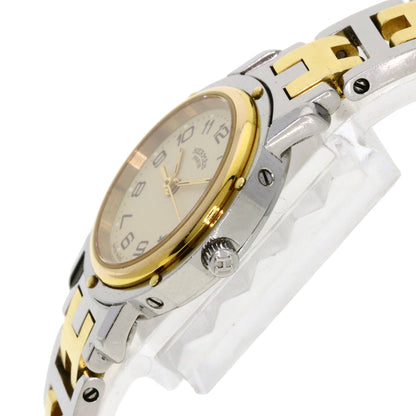 HERMES エルメス CL3.240 クリッパー 腕時計 SS レディース 中古
