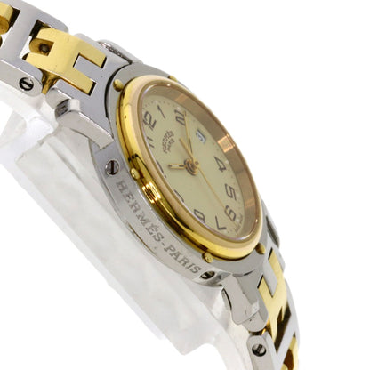 HERMES エルメス CL3.240 クリッパー 腕時計 SS レディース 中古