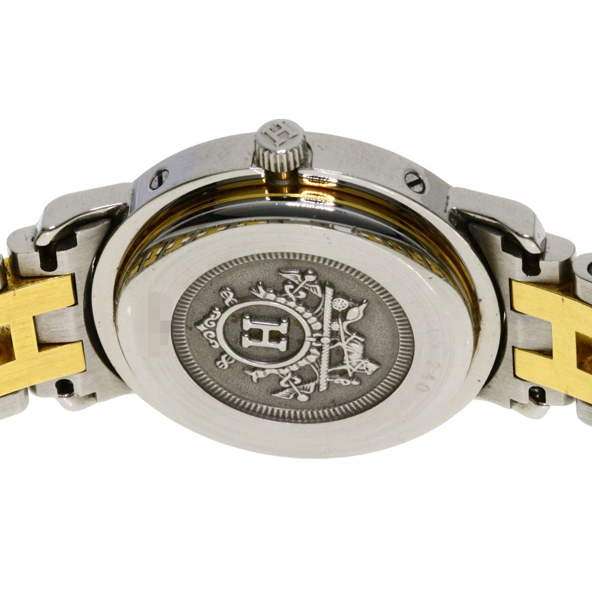 HERMES エルメス CL3.240 クリッパー 腕時計 SS レディース 中古