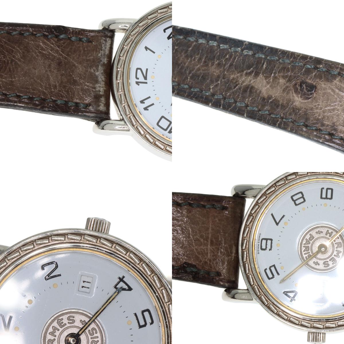 HERMES エルメス セリエ 腕時計 SS レディース 中古