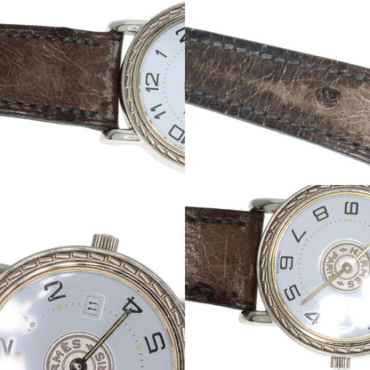 HERMES エルメス セリエ 腕時計 SS レディース 中古