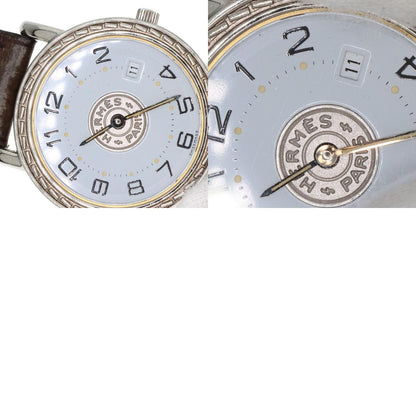 HERMES エルメス セリエ 腕時計 SS レディース 中古