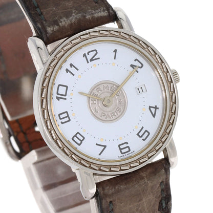 HERMES エルメス セリエ 腕時計 SS レディース 中古