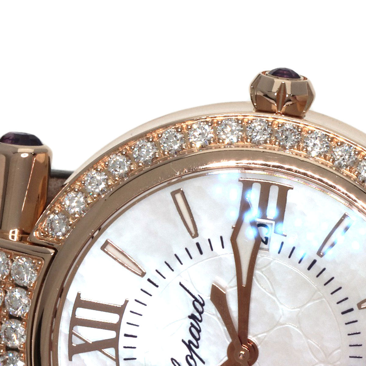 Chopard ショパール インペリアーレ 28mm ダイヤモンド 腕時計 K18PG レディース 中古