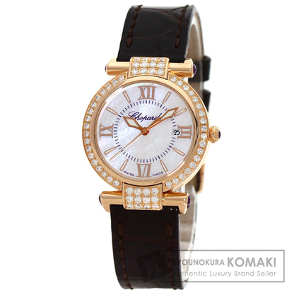 Chopard ショパール インペリアーレ 28mm ダイヤモンド 腕時計 K18PG レディース 中古