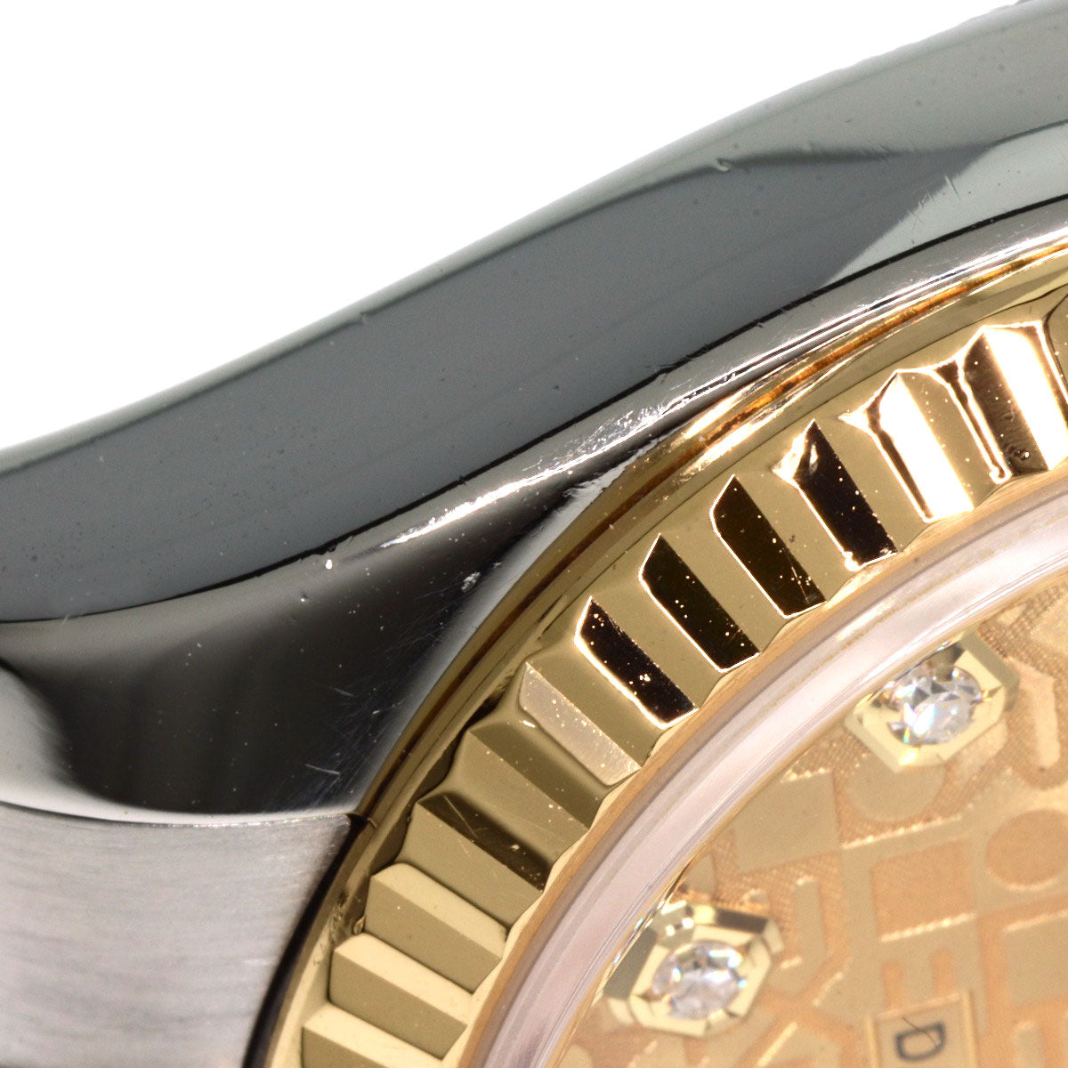 ROLEX ロレックス 116233G デイトジャスト 10P ダイヤモンド 腕時計 SS メンズ 中古