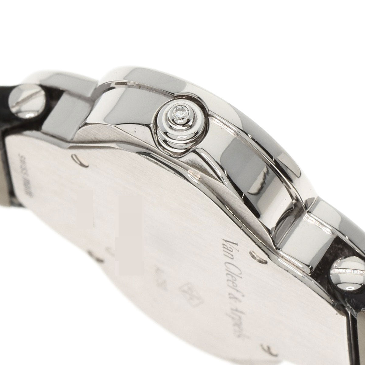 Van Cleef & Arpels ヴァンクリーフ＆アーペル VCARO4HR00 アルハンブラ 腕時計 K18WG レディース 中古