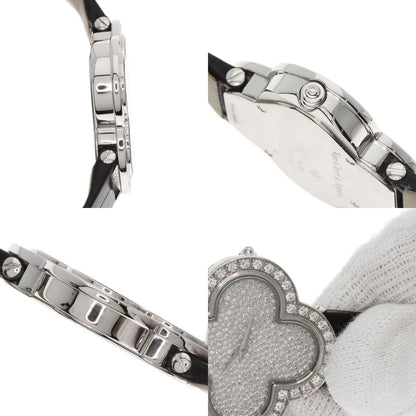 Van Cleef & Arpels ヴァンクリーフ＆アーペル VCARO4HR00 アルハンブラ 腕時計 K18WG レディース 中古