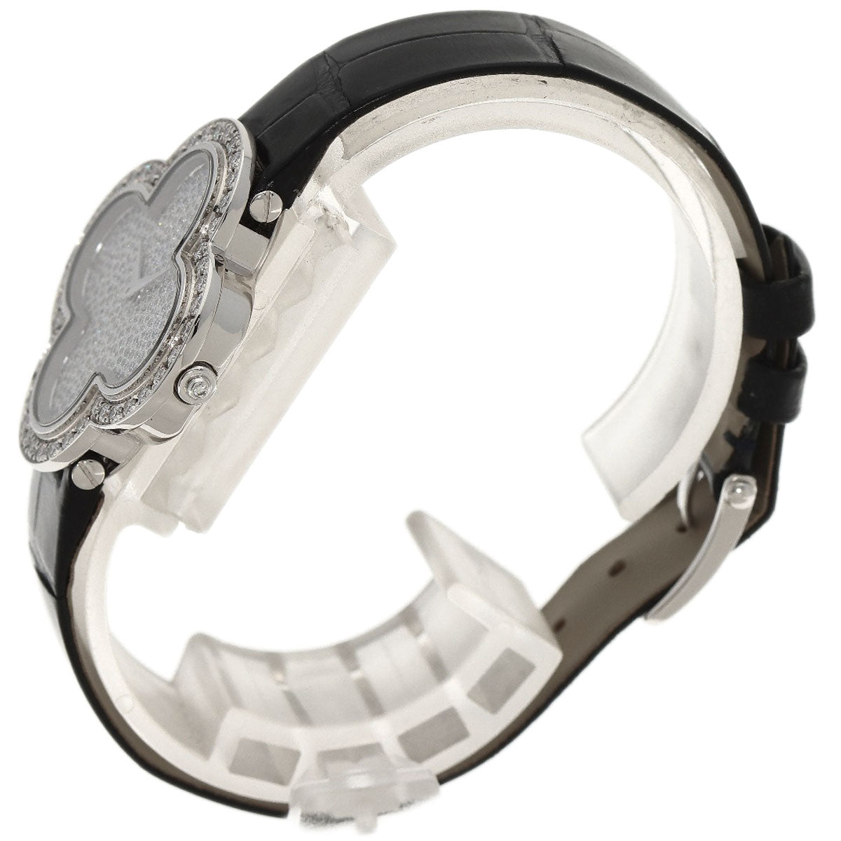 Van Cleef & Arpels ヴァンクリーフ＆アーペル VCARO4HR00 アルハンブラ 腕時計 K18WG レディース 中古