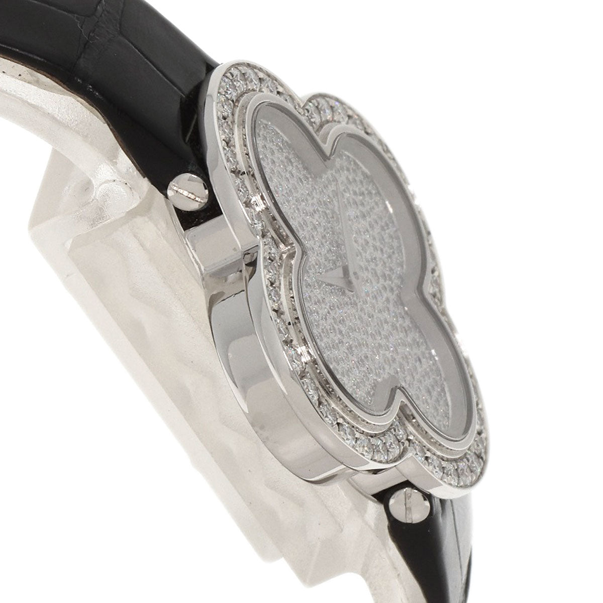 Van Cleef & Arpels ヴァンクリーフ＆アーペル VCARO4HR00 アルハンブラ 腕時計 K18WG レディース 中古