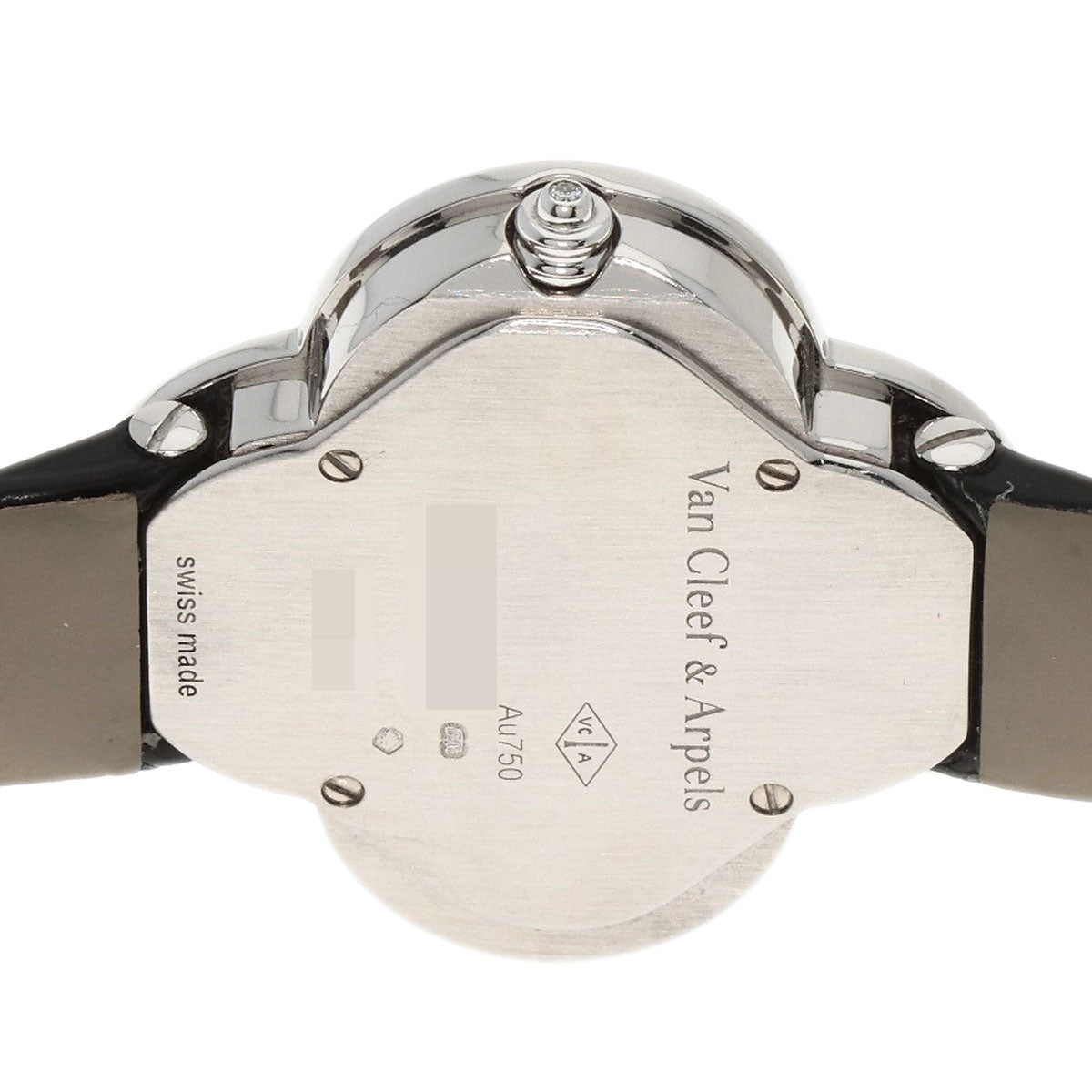 Van Cleef & Arpels ヴァンクリーフ＆アーペル VCARO4HR00 アルハンブラ 腕時計 K18WG レディース 中古