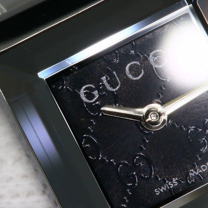 GUCCI グッチ 128.5 スクエアフェイス 腕時計 SS レディース 中古