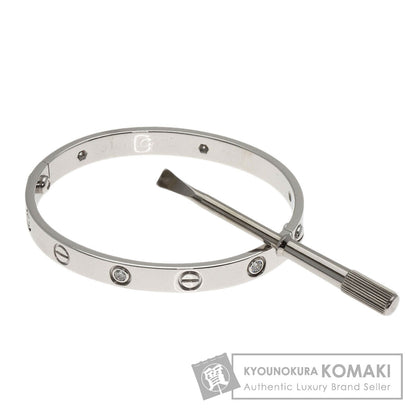 CARTIER カルティエ ラブブレス 6P ダイヤモンド ドライバー付き #16 ブレスレット K18WG レディース 中古