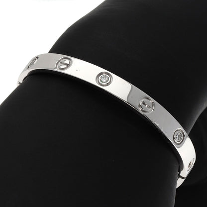 CARTIER カルティエ ラブブレス 6P ダイヤモンド ドライバー付き #16 ブレスレット K18WG レディース 中古