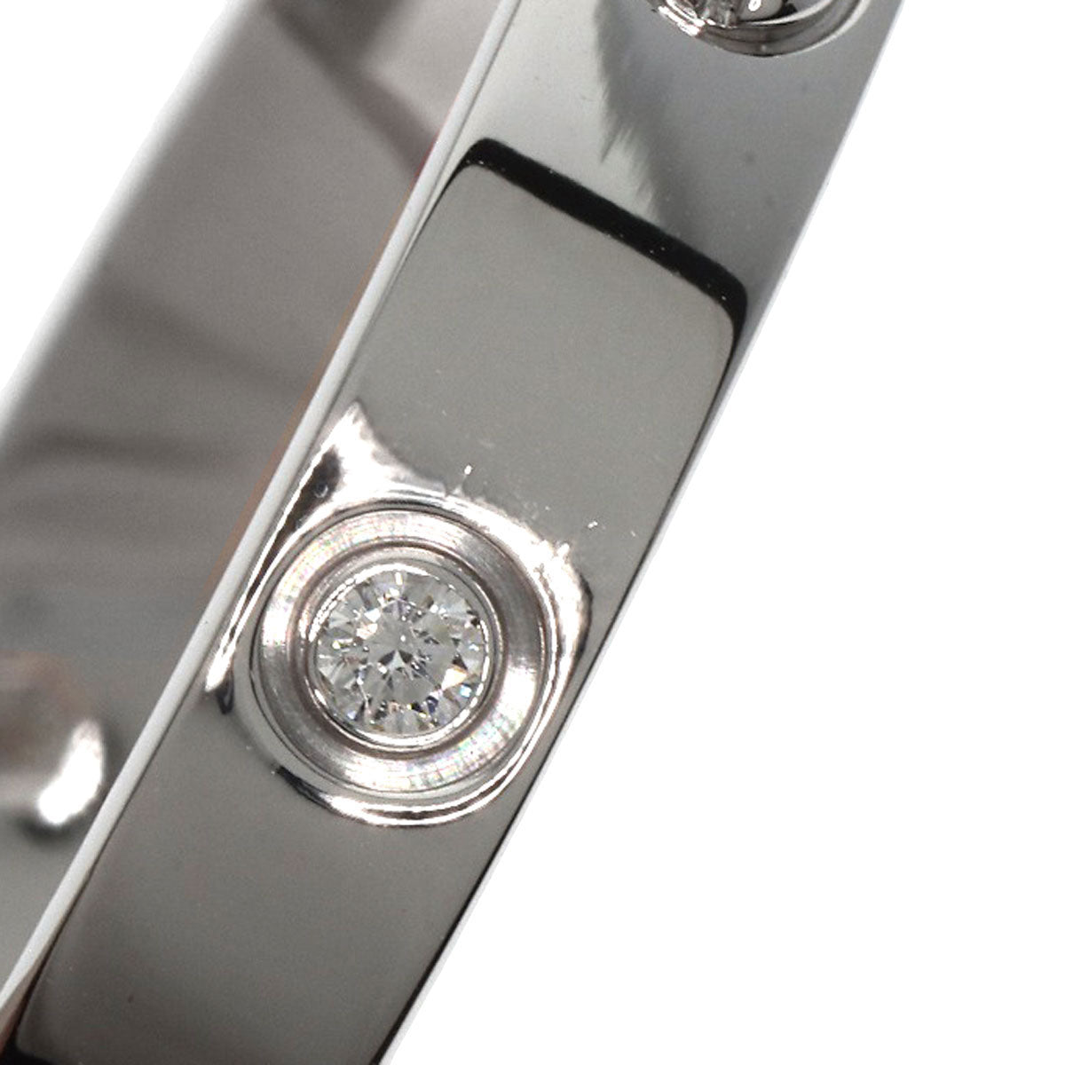 CARTIER カルティエ ラブブレス 6P ダイヤモンド ドライバー付き #16 ブレスレット K18WG レディース 中古
