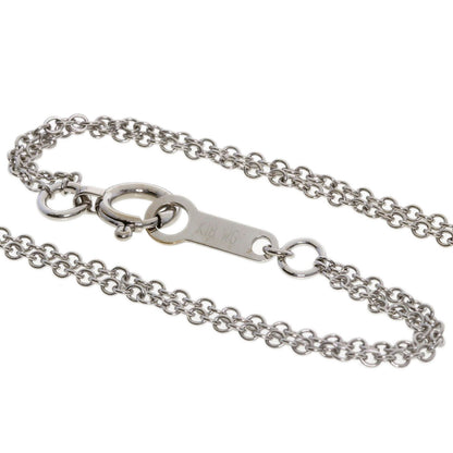 SELECT JEWELRY セレクトジュエリー カラーストーン ダイヤモンド ネックレス K18WG レディース 中古