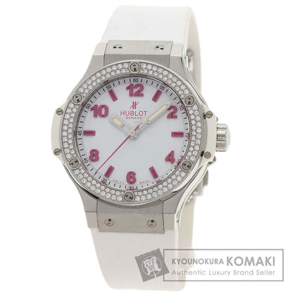 HUBLOT ウブロ 361.SE.2090.RW.1104.NAS11 ビッグバンダイヤモンド FIFAウィメンズワールドカップ2011 世界100本限定 腕時計 SS レディース 中古