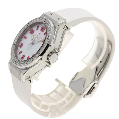 HUBLOT ウブロ 361.SE.2090.RW.1104.NAS11 ビッグバンダイヤモンド FIFAウィメンズワールドカップ2011 世界100本限定 腕時計 SS レディース 中古