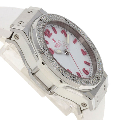 HUBLOT ウブロ 361.SE.2090.RW.1104.NAS11 ビッグバンダイヤモンド FIFAウィメンズワールドカップ2011 世界100本限定 腕時計 SS レディース 中古