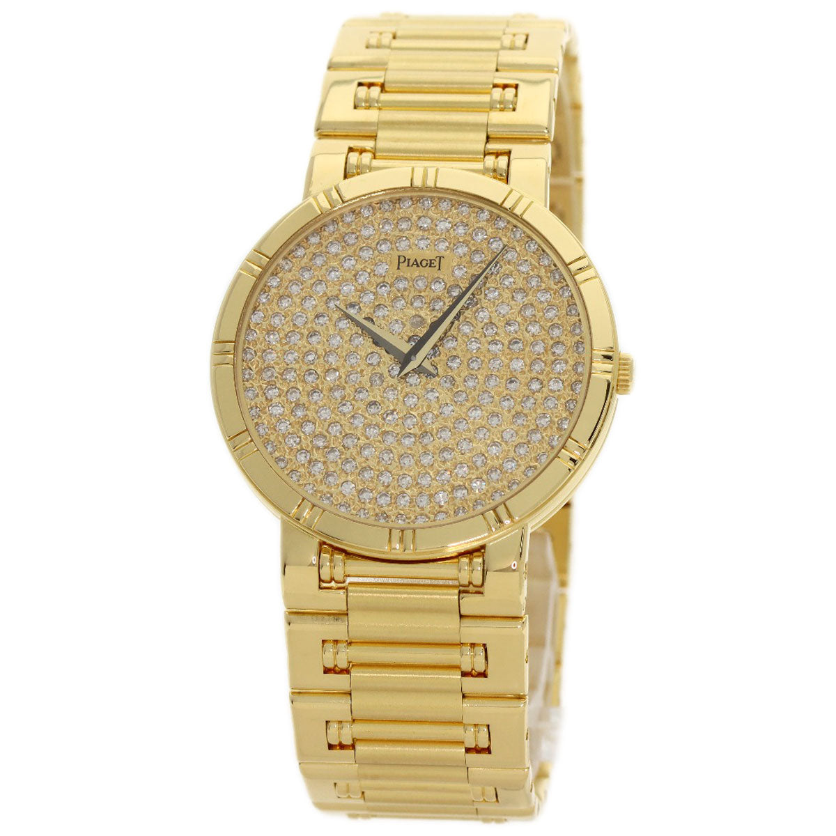 PIAGET ピアジェ 84023K81 ダンサー ダイヤモンド 腕時計 K18YG メンズ 中古