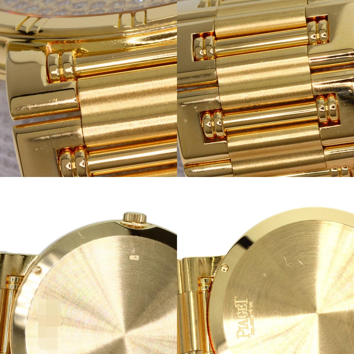 PIAGET ピアジェ 84023K81 ダンサー ダイヤモンド 腕時計 K18YG メンズ 中古