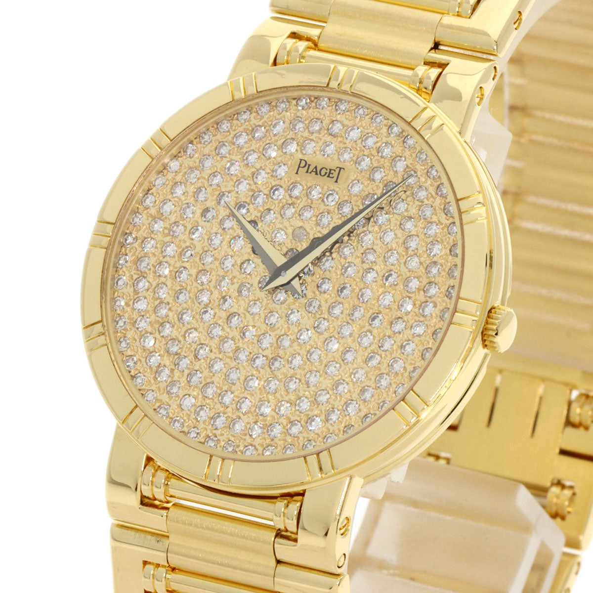 PIAGET ピアジェ 84023K81 ダンサー ダイヤモンド 腕時計 K18YG メンズ 中古