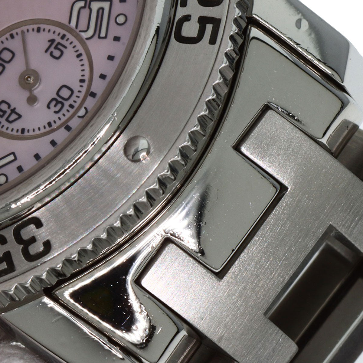 HERMES エルメス CL2.310 クリッパー ダイバー クロノグラフ 新バックル 腕時計 SS メンズ 中古