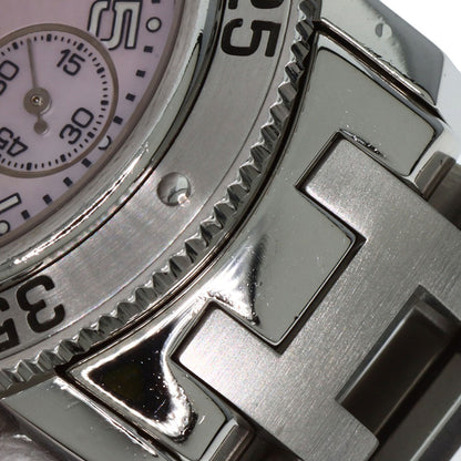 HERMES エルメス CL2.310 クリッパー ダイバー クロノグラフ 新バックル 腕時計 SS メンズ 中古