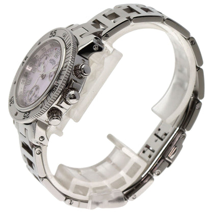 HERMES エルメス CL2.310 クリッパー ダイバー クロノグラフ 新バックル 腕時計 SS メンズ 中古