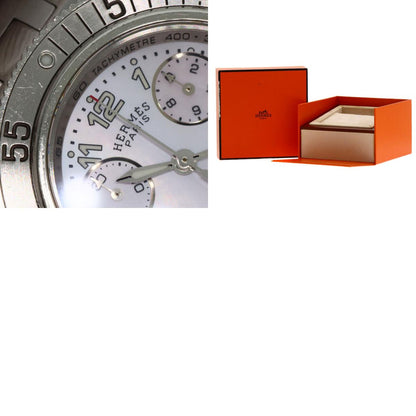 HERMES エルメス CL2.310 クリッパー ダイバー クロノグラフ 新バックル 腕時計 SS メンズ 中古