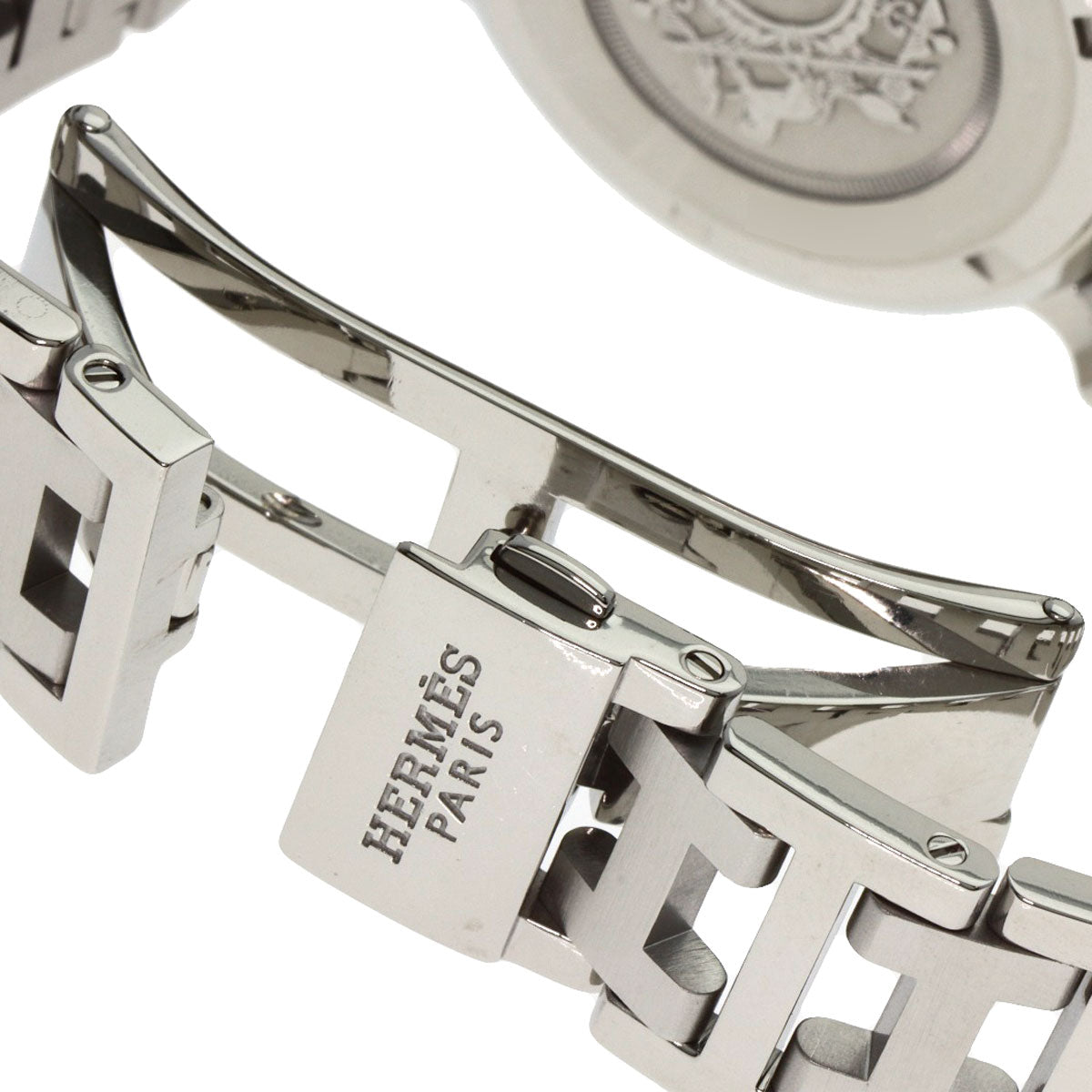 HERMES エルメス CL2.310 クリッパー ダイバー クロノグラフ 新バックル 腕時計 SS メンズ 中古
