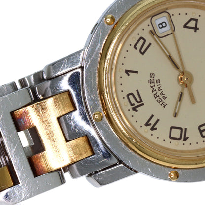 HERMES エルメス CL4.220 クリッパー 腕時計 SS レディース 中古