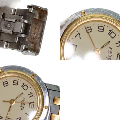 HERMES エルメス CL4.220 クリッパー 腕時計 SS レディース 中古
