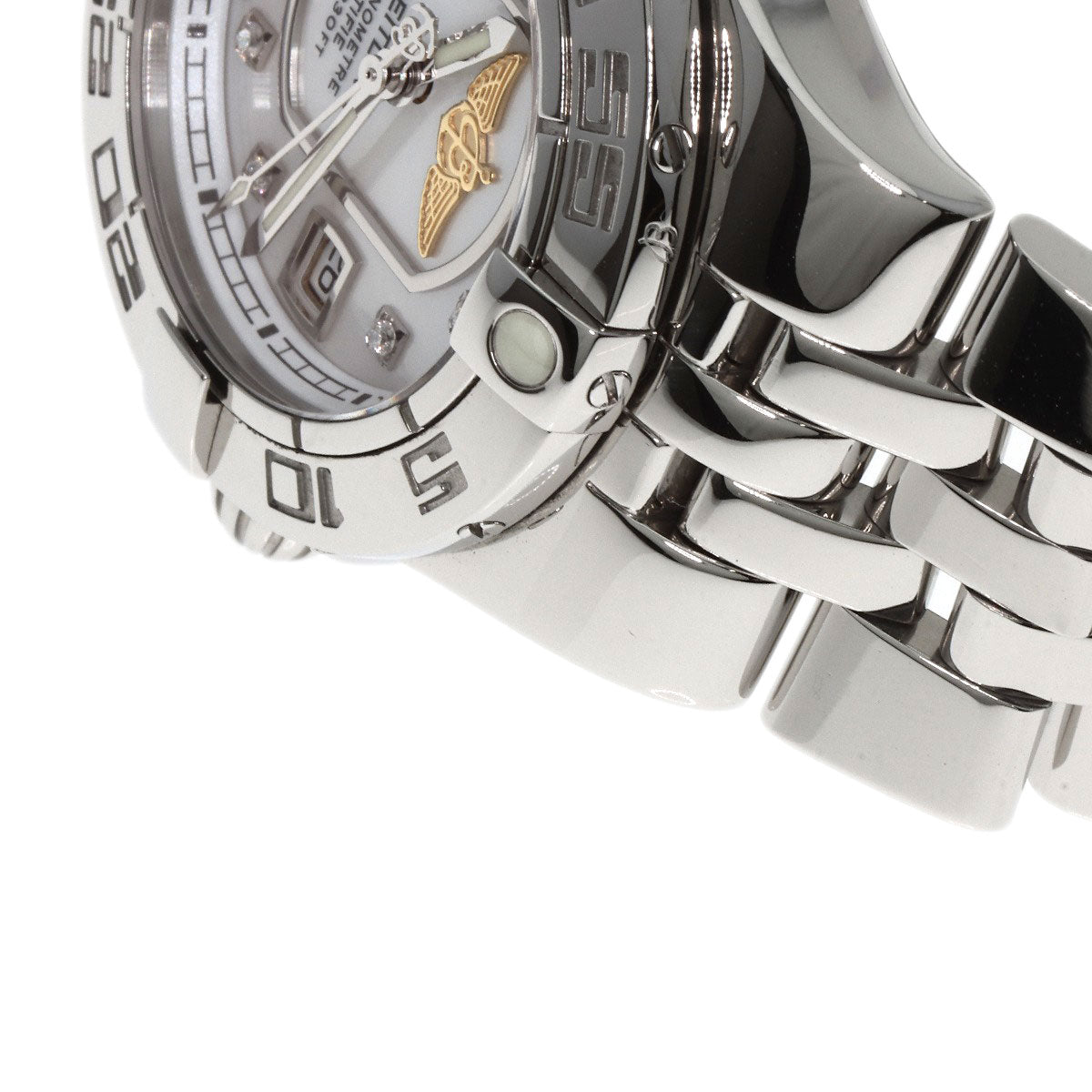BREITLING ブライトリング A71340 ギャラクテイック 腕時計 SS レディース 中古