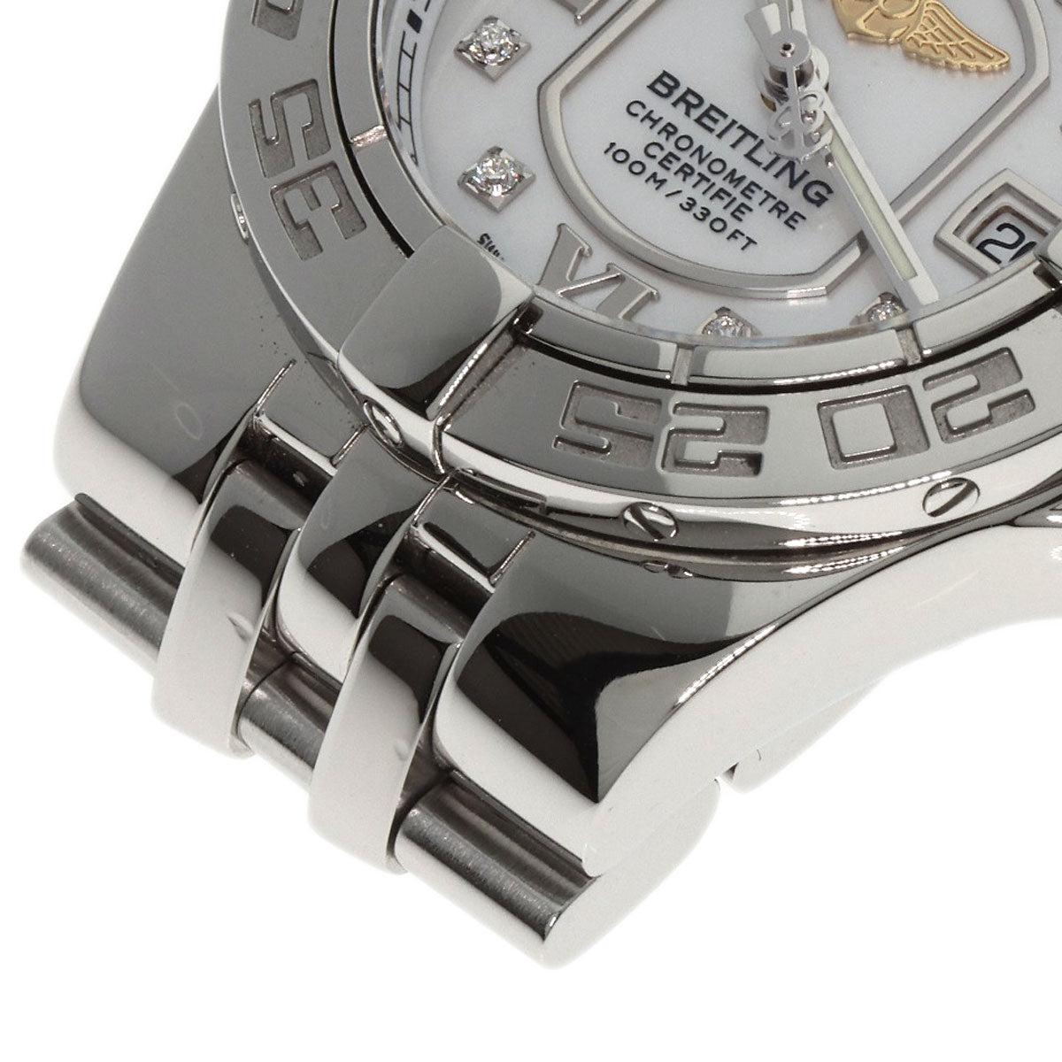 BREITLING ブライトリング A71340 ギャラクテイック 腕時計 SS レディース 中古