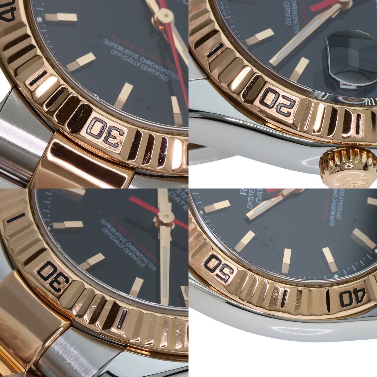 ROLEX ロレックス 116261 デイトジャスト ターノグラフ 腕時計 SS メンズ 中古