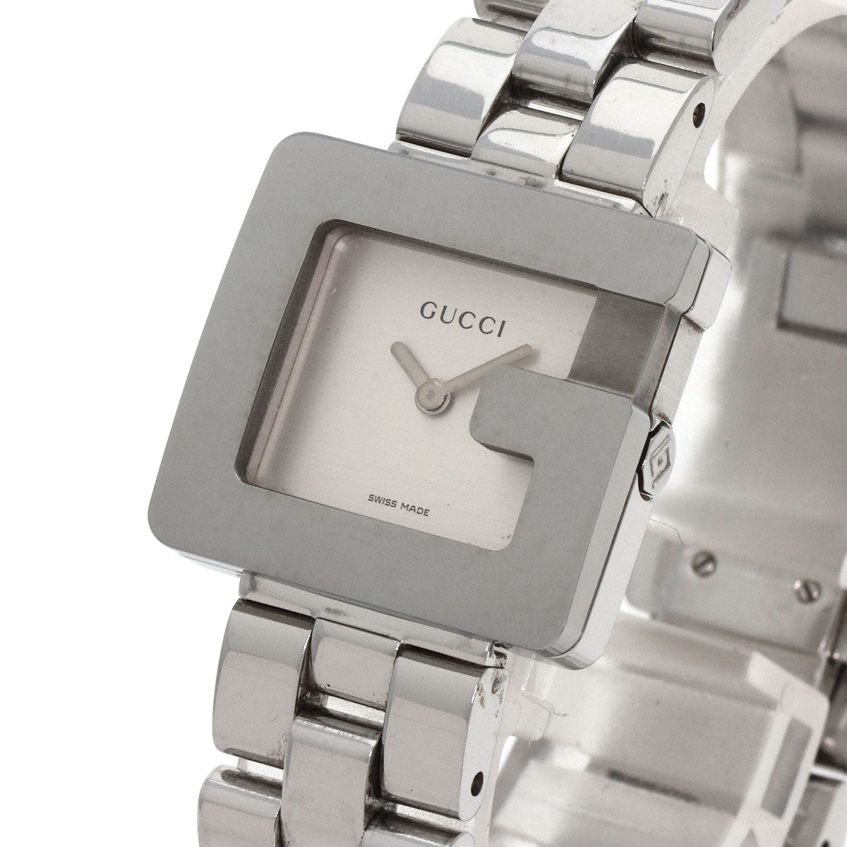 GUCCI グッチ 3600L G スクエア 腕時計 SS レディース 中古