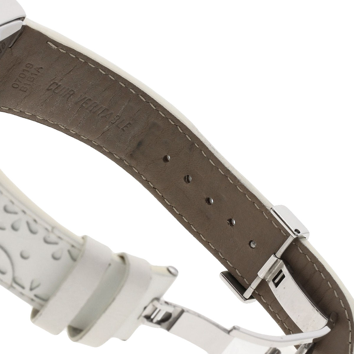 CHRISTIAN DIOR クリスチャンディオール D81-101 リヴァ ダイヤモンドベゼル 腕時計 SS レディース 中古