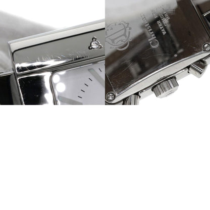 CHRISTIAN DIOR クリスチャンディオール D81-101 リヴァ ダイヤモンドベゼル 腕時計 SS レディース 中古