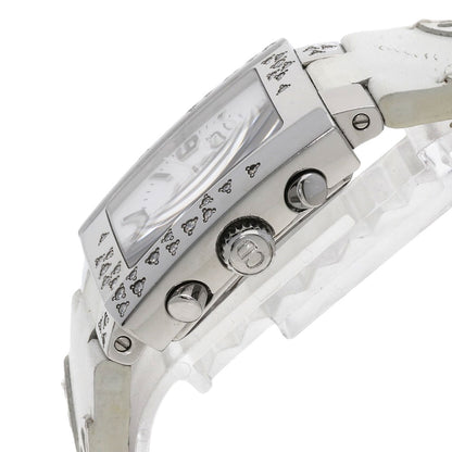 CHRISTIAN DIOR クリスチャンディオール D81-101 リヴァ ダイヤモンドベゼル 腕時計 SS レディース 中古