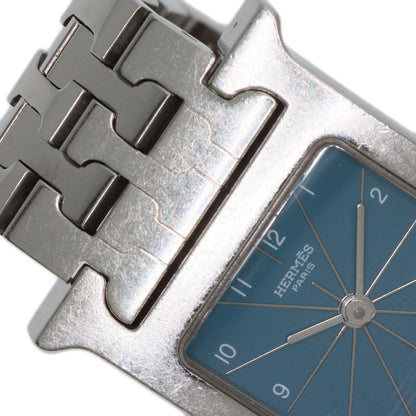 HERMES エルメス HH1.210 Hウォッチ ブルージーン 腕時計 SS レディース 中古