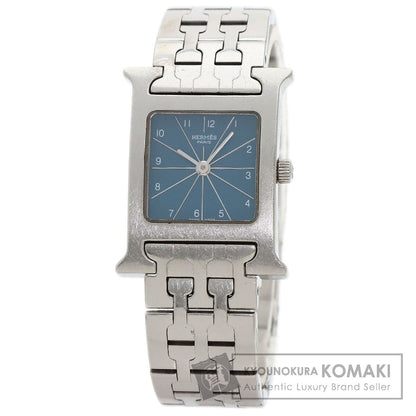HERMES エルメス HH1.210 Hウォッチ ブルージーン 腕時計 SS レディース 中古