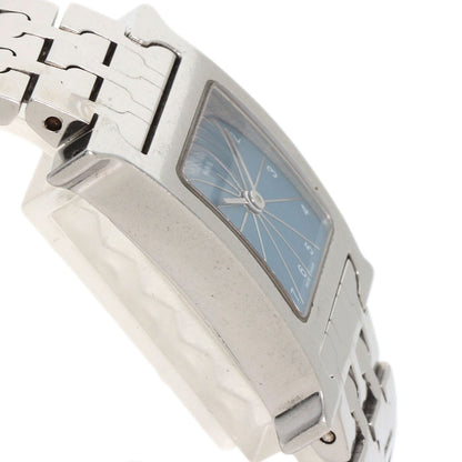 HERMES エルメス HH1.210 Hウォッチ ブルージーン 腕時計 SS レディース 中古