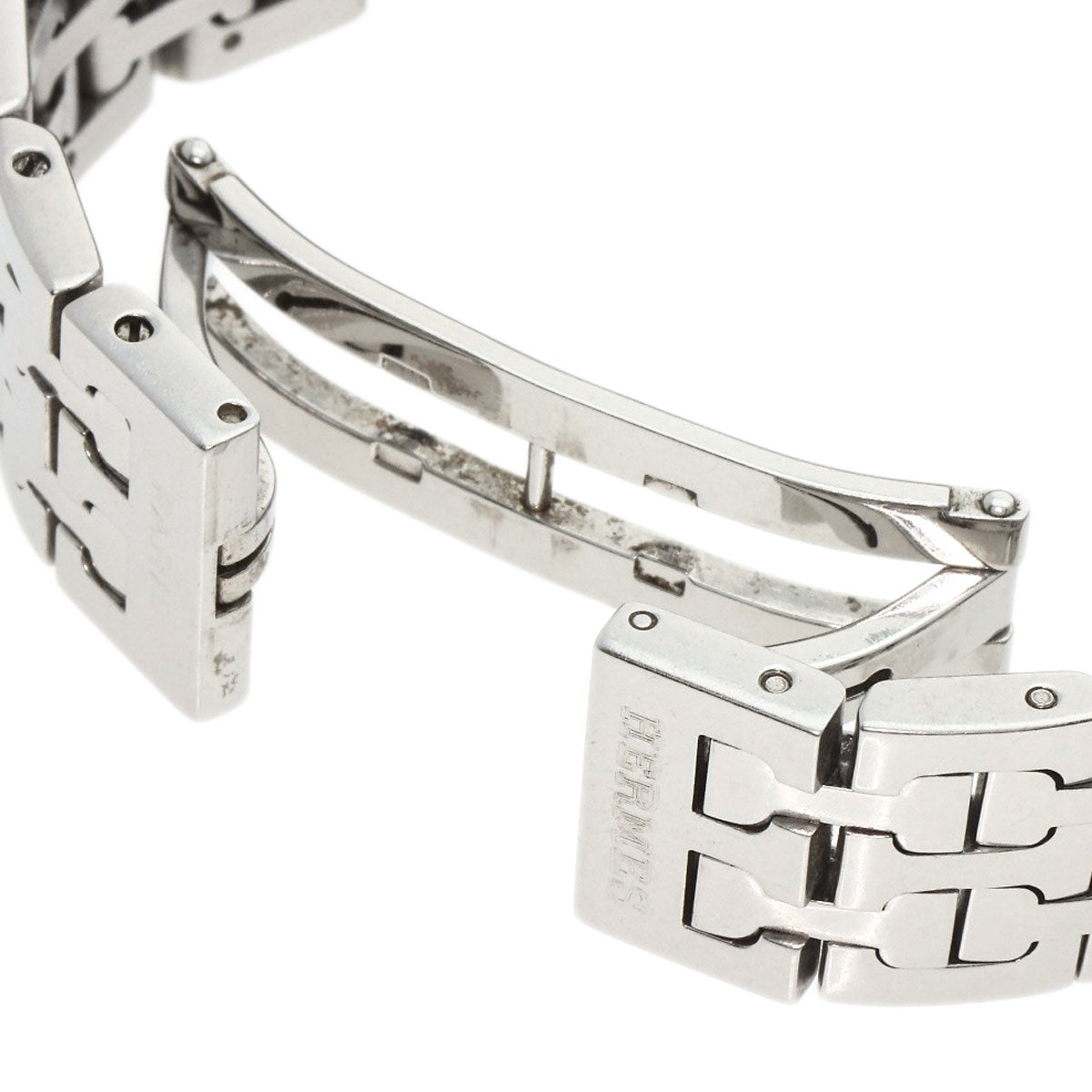 HERMES エルメス HH1.210 Hウォッチ ブルージーン 腕時計 SS レディース 中古